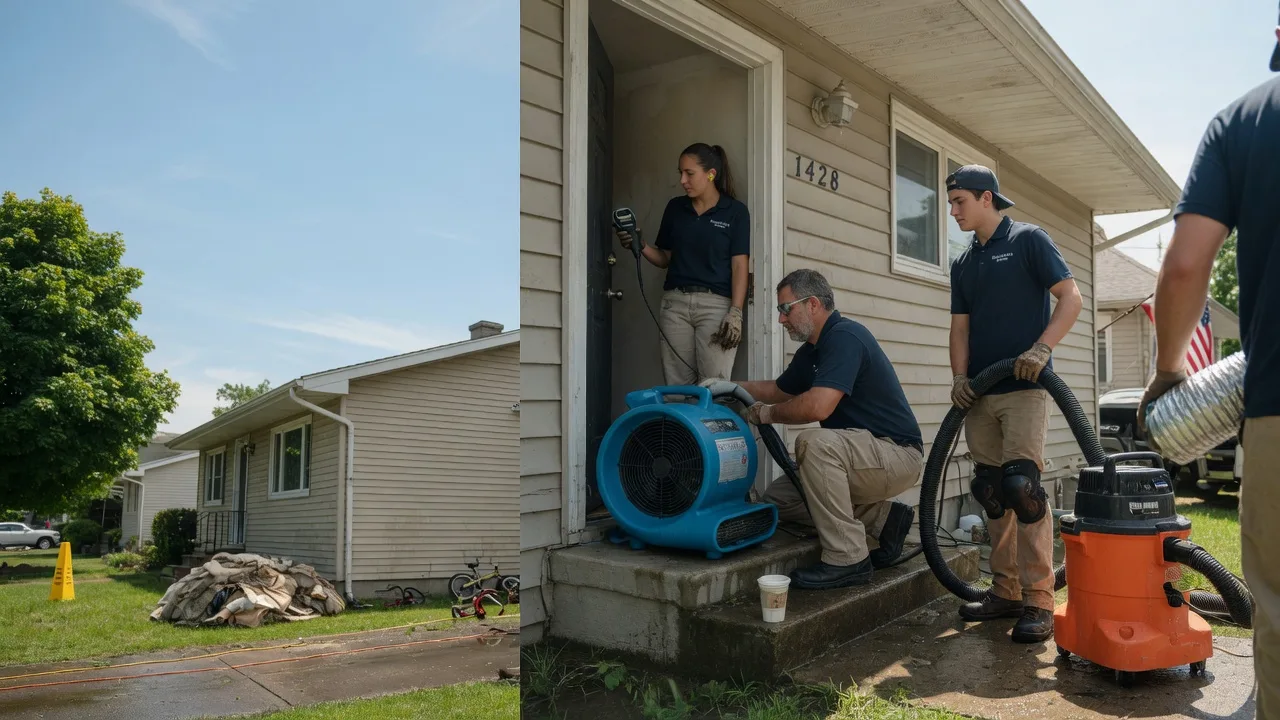 Water Damage Restoration in Harristown, IL near me